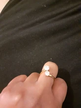 DOTIFI-anillos de acero inoxidable 316L para mujer, de doble circonita sortija de compromiso, joyería de boda