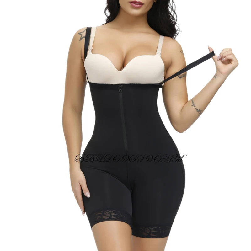 spanx shapewear High Compression Women'S Shapewear Bodysuit Women Lace Fajas Colombianas Butt Lift Panties Control Girdle Skims Kim Kardashian shapewear Shapewear