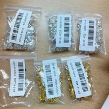 100 unids/lote 4-10mm bronce rodio KC Metal dorado blanco Post pendientes Base pines con pendiente macho oreja para piezas de joyería