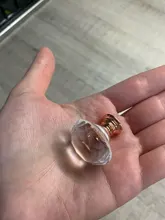 NAIERDI Base de oro en forma de diamante de cristal de diseño de perillas de vidrio armario tiradores pomos de cajones manijas del Gabinete de cocina manija de los muebles