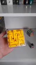 TOBEFU 3D Maze Magic Cube Transparent Six-sided Puzzle Speed Cube Rolling Ball Game Cubos
