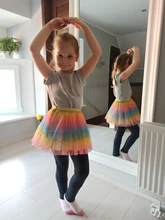 Faldas de tutú con estampado de estrellas para niñas y mujeres, faldas de Princesa con degradado para fiesta de baile y Ballet