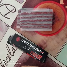 Kit de reparación de neumáticos sin cámara para bicicleta, tiras de goma para taladro, pinchazo en el neumático, herramientas de Reparación de bicicletas sellador