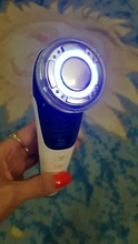 Masajeador Facial EMS con luz LED, terapia de vibración Sónica, eliminación de arrugas, estiramiento de la piel, tratamiento frío caliente, dispositivo de belleza para el cuidado de la piel