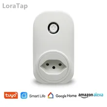 Wifi умная розетка CH Plug 16A Голосовое управление с Google Home Alexa Echo Tuya Smart Life App таймер и пульт дистанционного управления устройствами