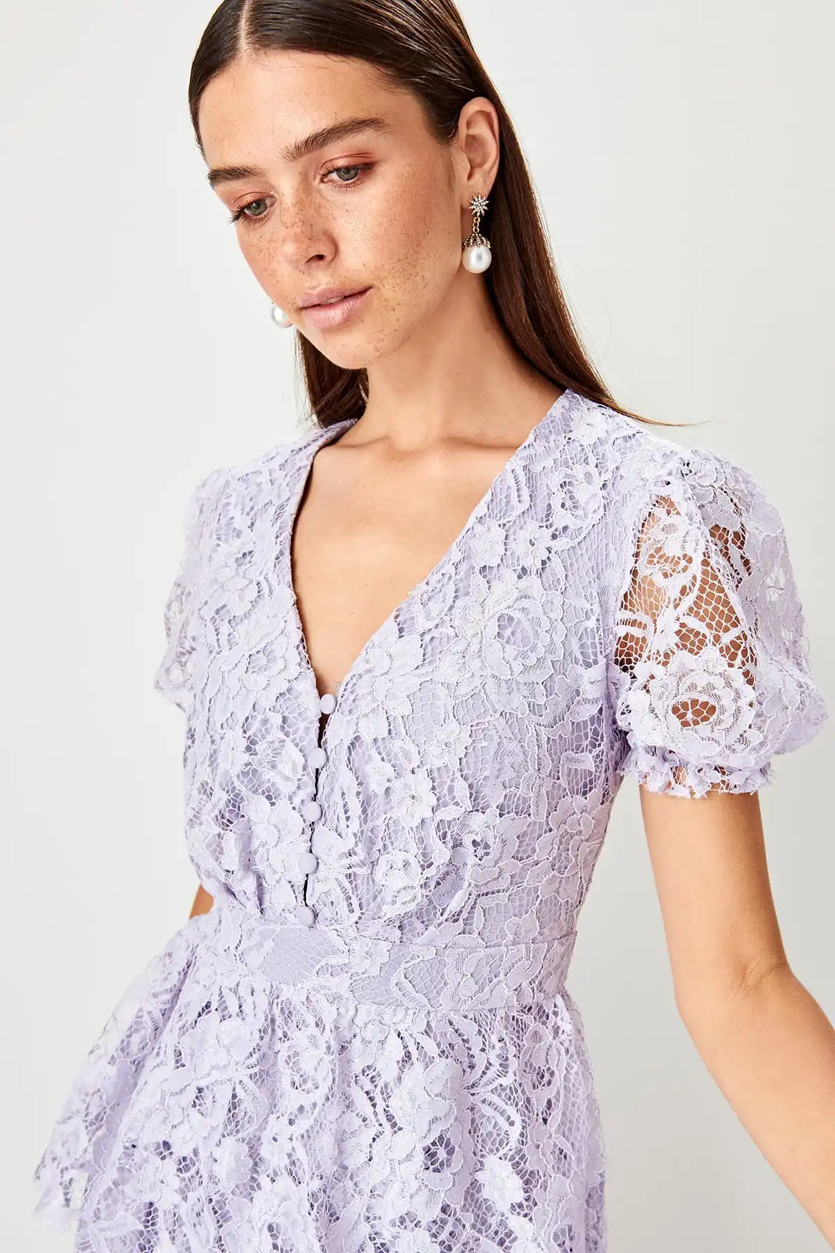 Trendyol платье с баской TPRSS19UT0105| |