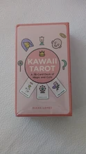 Cartas de Tarot Kawaii para niños, juegos de mesa de fiesta en inglés