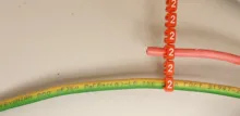 100/150pcs/lot Cable Markers Colourful C-Type Marker Number Tag Label For 2-3mm Wire