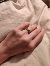 Anillo de corazón de amor esmaltado para mujer, sortija Vintage Bohemia colorida, 2021