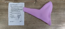Urinario reutilizable para mujer, accesorio de viaje al aire libre, Camping, portátil, reutilizable, 9x5x8cm, 1 ud.