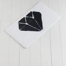 Коврик для ванной | коврик для ванной нескользящие Противоскользящие коврики алмазные Beyaz60X100 см