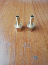Adaptador de acoplador de junta de conector de cobre, manguera de latón, 4mm, 6mm, 8mm, 10mm, 19mm, 1/8 , 1/4, 1/2 , 3/8, BSP, hilo femenino
