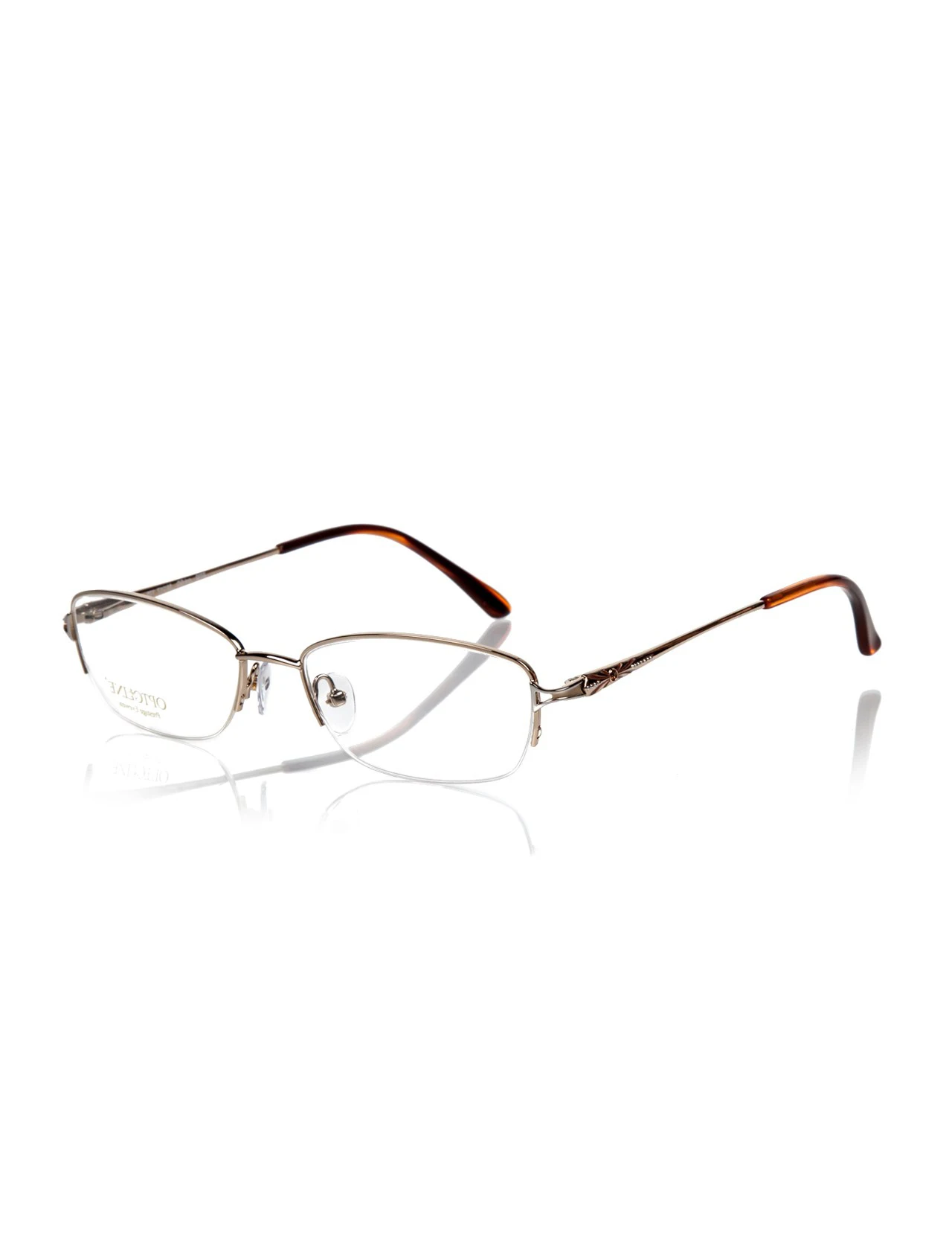 

Women's Image Glasses F-S 3732 GD Metal Optical Demo Glass 52 --