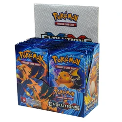 Cartes Pokemon espagnoles, 324 pièces, jouet, boîte de rehaussement scellée et brillante, évolution, jouet 