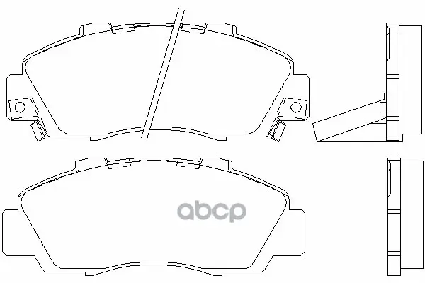 Колодки Тормозные Дисковые Передн Honda: Civic Vi 05-05 Ci | Бытовая техника