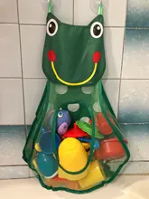 Juguetes de baño para Baby Shower, red de almacenamiento con fuertes ventosas, bolsa de juguete, organizador de baño
