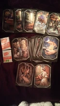 Creativo De Fin De Siecle Kipper cartas del Tarot 39 unids/set inglés completo adivinación tarjeta De juego con PDF guía fiesta juego Juguetes