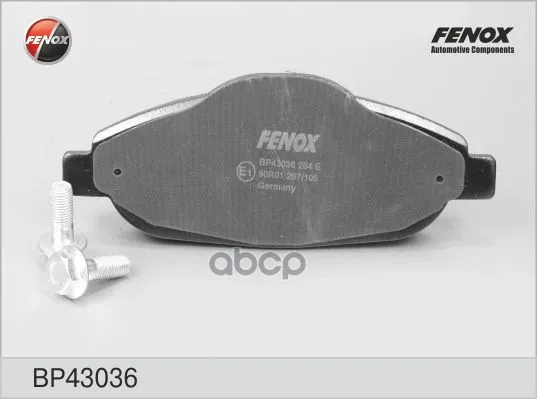 Колодки Тормозные Peugeot 308 07-/3008 09- Передние Fenox Bp43036 FENOX арт. BP43036