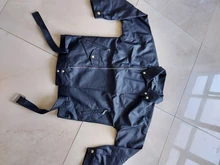 Women's Wild-Jacket Turn-Down-Collar Spring Zipper Black Fashion EAM High-Quality Loose