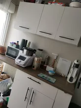 KAK 2 ~ 24 de la puerta de la cocina Bar tira hacia manija perillas del gabinete, 10mm de diámetro de acero inoxidable manija, herrajes para muebles