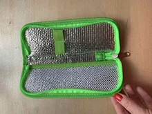 Bolsa enfriadora portátil para diabéticos, organizador de pacientes para viaje médico, carcasas aisladas y divisores, novedad