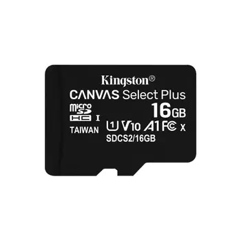 

16GB MICROSDHC CANVAS SELECT 100R A1 C10 CARD + SD ADAPTER