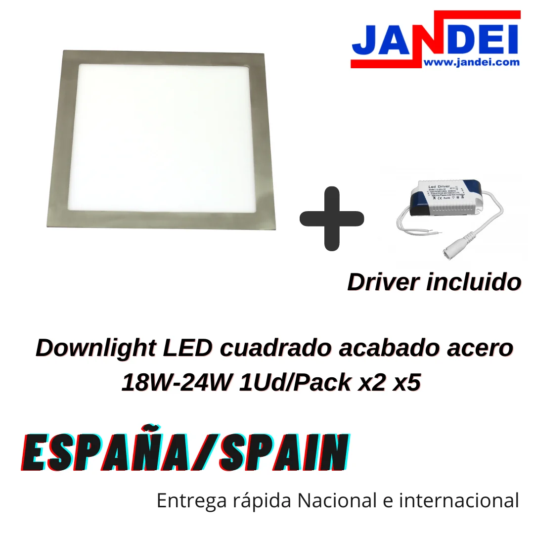 Jandei - Downlight LED COB 20W 6000K rond encastré blanc COB LED Downlight