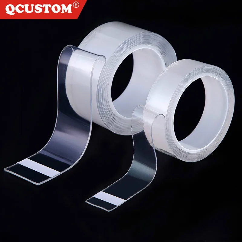 

QCUSTOM Traceless-Tape Tapes Sticker Removable Adhesive Nano Washable Double- Sided Disks-Tie-Glue Home Loop Disks Dropshipping