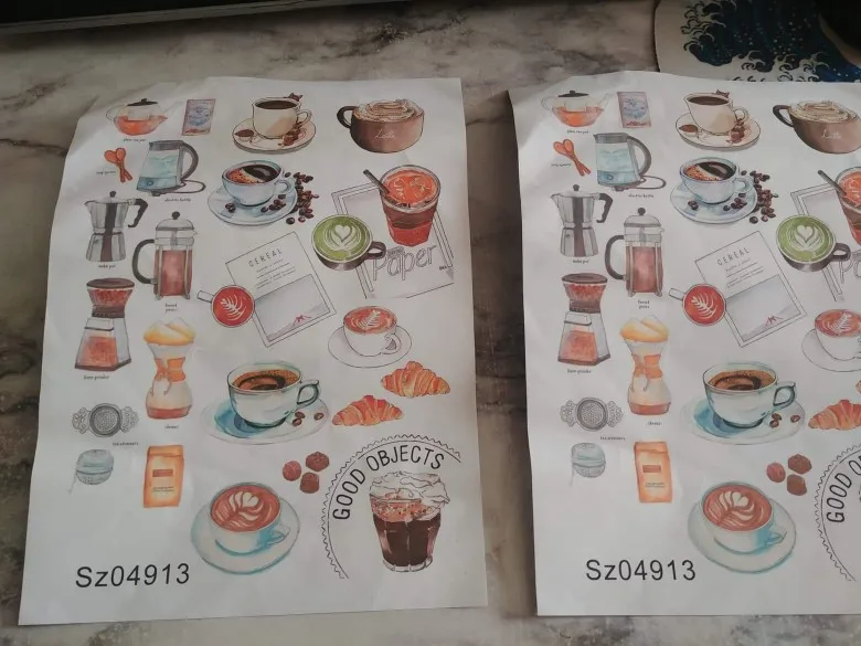 2 pcs/lot Cafe Trivia Coffee Items Deco DIY Planner Sticker Pack Notebook  Agenda Stickers Cute Stationery School Stuff - Price history & Review, AliExpress Seller - Seasonstorm Store