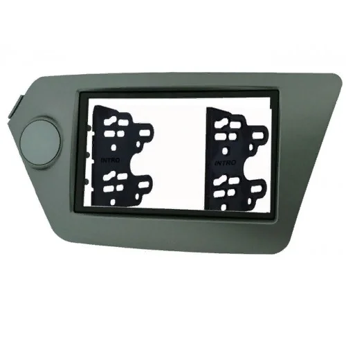 Переходная рамка KIA Rio 11-17 2din(крепеж) Cерая Incar RKIA-N28-G
