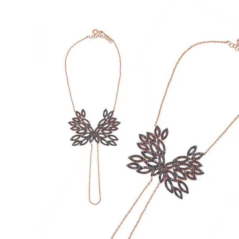 KUTAYDAN 925 Sterling Silver Butterfly Şahmeran Bracelet