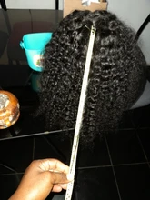 MISNEY-peluca con malla Frontal rizada para mujer, pelucas de cabello humano Remy, encaje Frontal 13x4, cierre 4x4, sin pegamento, predesplumada