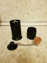 XEOLEO-molinillo de Café Manual de aluminio, 50MM, amoladora de rebaba de acero inoxidable, máquina café cónica