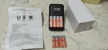 Rechargeable-Battery AA Batteria NIZN 2500mwh PKCELL 2slot 8pcs Eu-Us-Plug