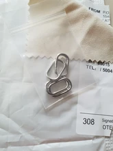 ANENJERY de Plata de Ley 925 Plata geométrica Oval aro pendientes para las mujeres Simple de Metal de estilo desmontable pendientes para las mujeres S-E1412