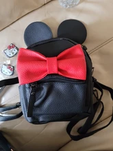 Mochila pequeña de cuero PU para mujer, Mini bolsa femenina, mochila agradable arco chicas adolescentes, bolso bandolera escolar, novedad de 2020