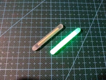 20 unids/bolsa 4,5*40mm pesca Float Varita luminosa fluorescente luz luces de barra flotante de noche barra que brilla en la oscuridad para pesca Float
