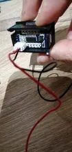 Mini voltímetro Digital de alta calidad para coche, batería de prueba de voltaje DC 2,4 V-30V, 2 cables, pantalla LED
