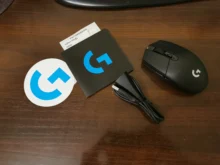 Logitech-ratón inalámbrico G304 G305 para juegos de ordenador, ergonómico, 2,4G, motor de héroe, 12000DPI, para LOL, PUBG, Fortnite, Overwatch, CSGO