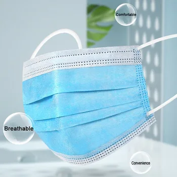 

3 Laye Mask dust protection Masks Face Masks Elastic Ear Loop Dust Filter Child Kids Face Mask Anti-Dust