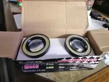 LED DRL Driving-Lights Fog-Lamp Angel-Eyes Pink Universal Yellow Blue 64mm 12V White