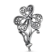 Серебряная брошь Красная пресня 13010958