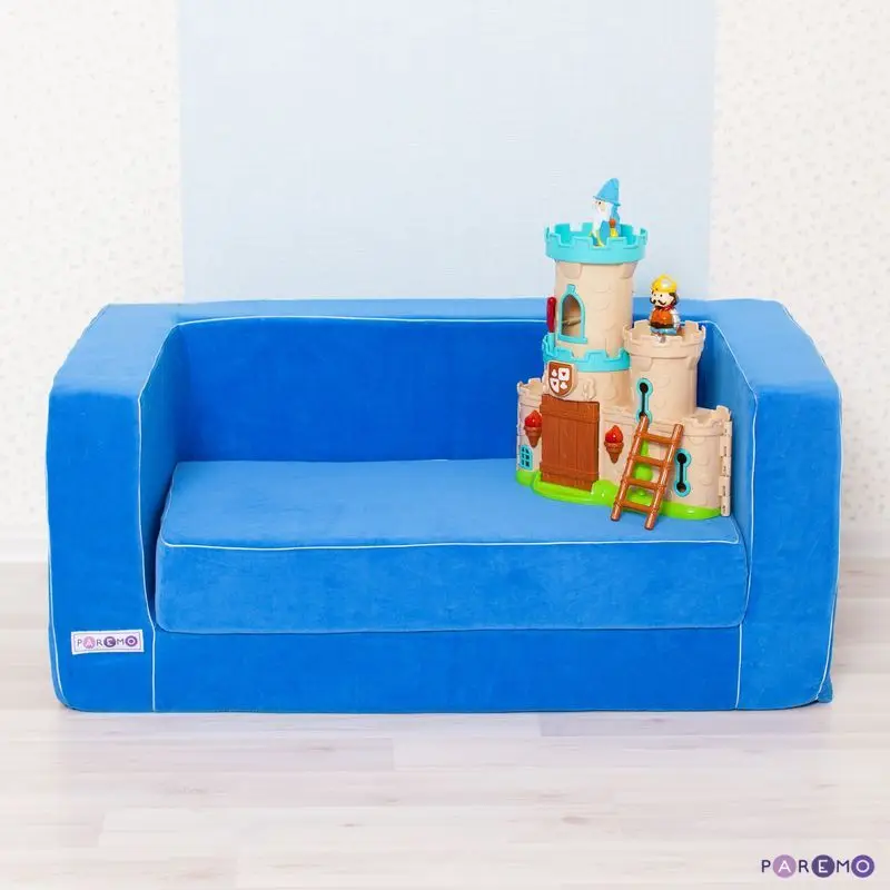 Раскладной игровой диванчик серии "Классик", цв. Голубой
