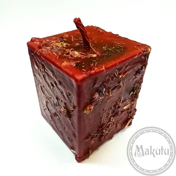 

Свеча восковая Кубик с травами Любовная магия