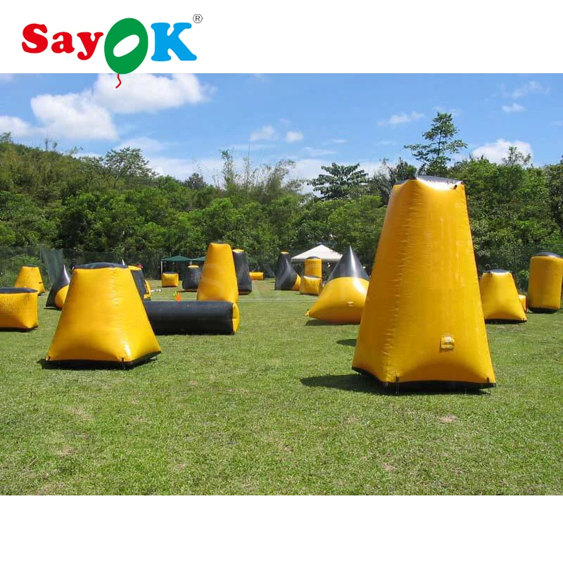 Paintball Air Bunkers Pvc Inflatable Bunker, Cylinder Bunkers, Temple