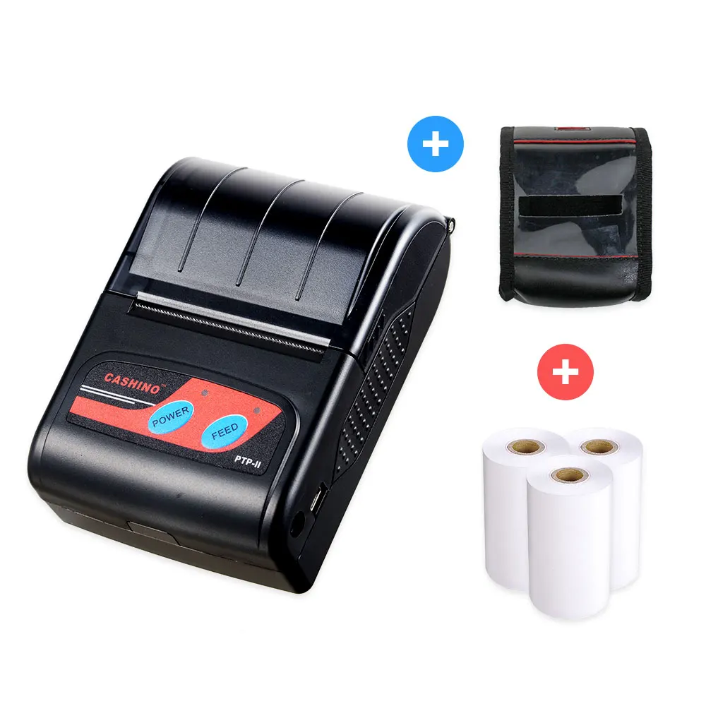 Impressora de Recibos Box Mini Portátil Bluetooth Polegadas 58 mm com 2000mah Usb Mais Bluetooth