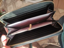 Unishow-cartera con patrón de cocodrilo para mujer, billetera larga de piel sintética para teléfono, monedero