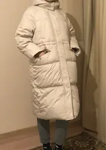 Down-Jacket SEMIR Winter Women Outwear Hooded Long New Waist for Fur-Collar Loose Young-Girl