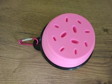 Tazón de comida lenta para perros, cuencos plegables de silicona para mascotas, tazón portátil de viaje para perros, plato de desarrollo interesante, 1000ML