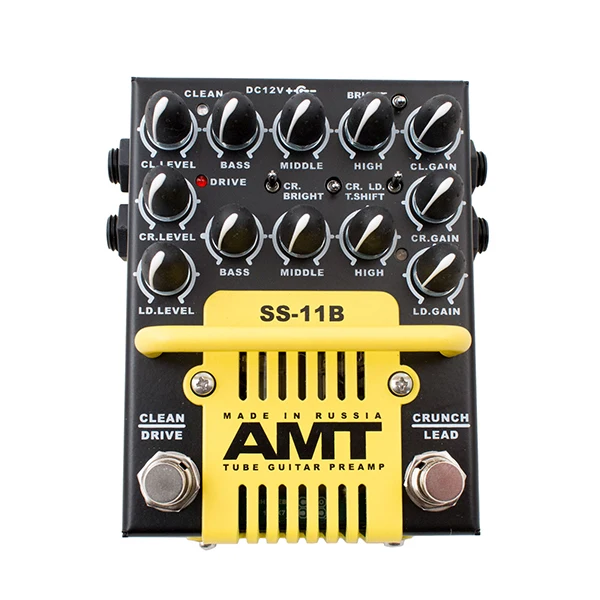 SS-11B(Modern) Ламповый гитарный предусилитель с блоком питания, AMT Electronics